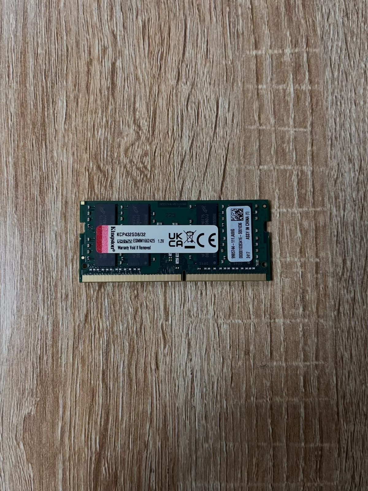 Kingston KCP432SD8/32 32GB 3200MHz DDR4 Laptop Ram