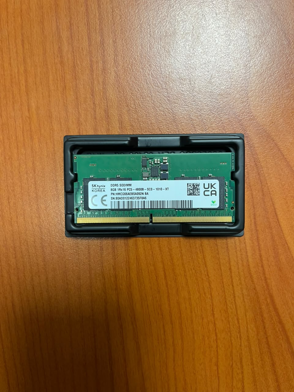SK Hynix 8GB DDR5 4800MHz Laptop Ram