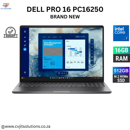 Delll Pro 16 PC16250 Intel Core 7 150u