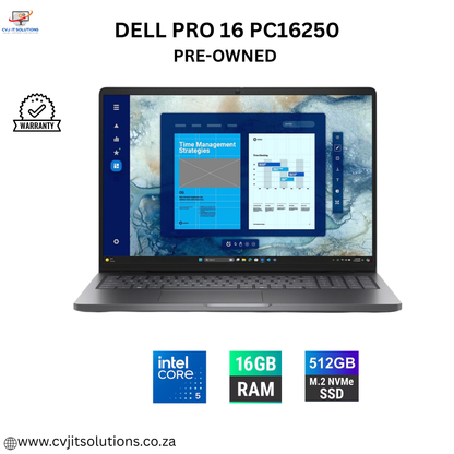 Dell Pro 16 PC16250 Intel Core 5 120u