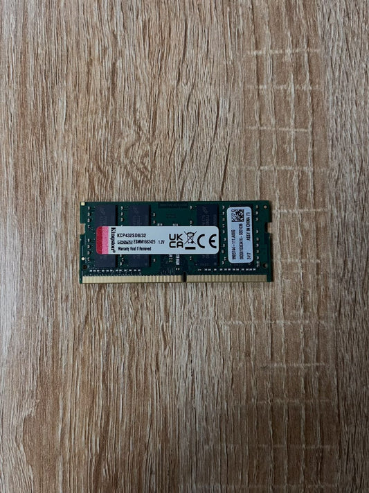 Kingston KCP432SD8/32 32GB 3200MHz DDR4 Laptop Ram