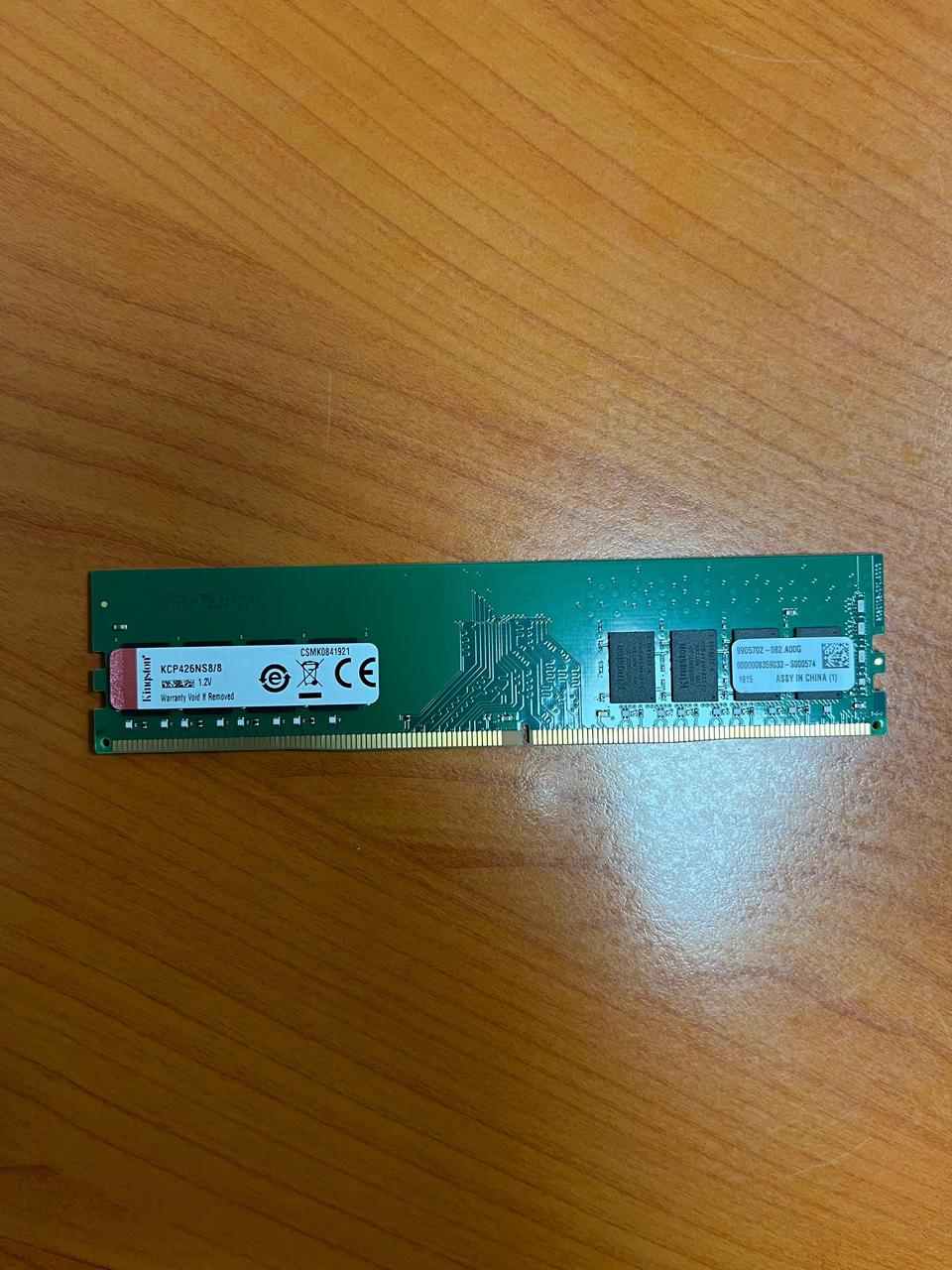 Kingston 8GB DDR4 2666MHz Desktop Ram
