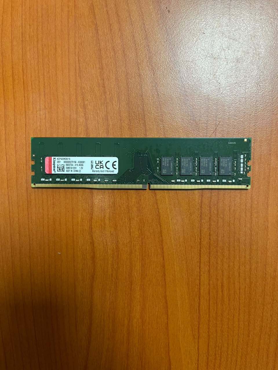 Kingston KCP426ND8/16 16GB DDR4 2666MHz Desktop Ram
